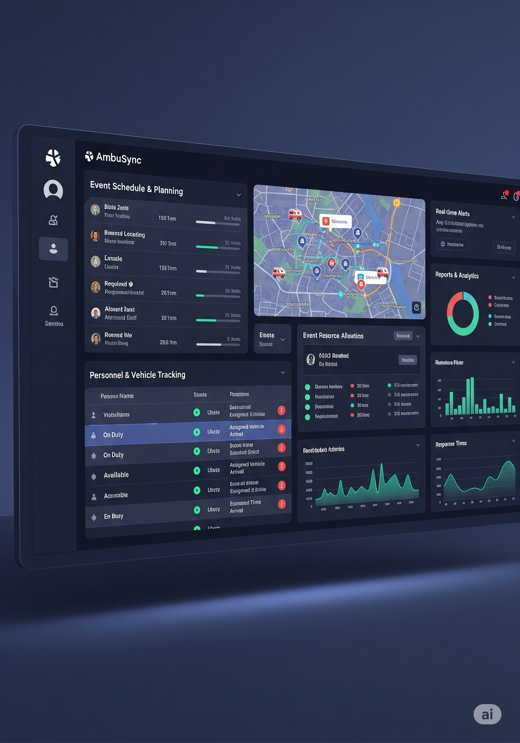 Ambulance coverage at a running race